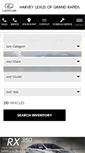 Mobile Screenshot of harveylexusgrandrapids.com